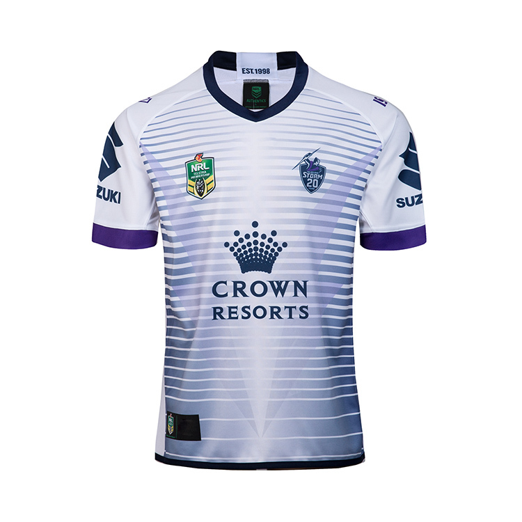 NRL Melbourne Storm 2018 Men's Away Rugby Jersey S-3XL