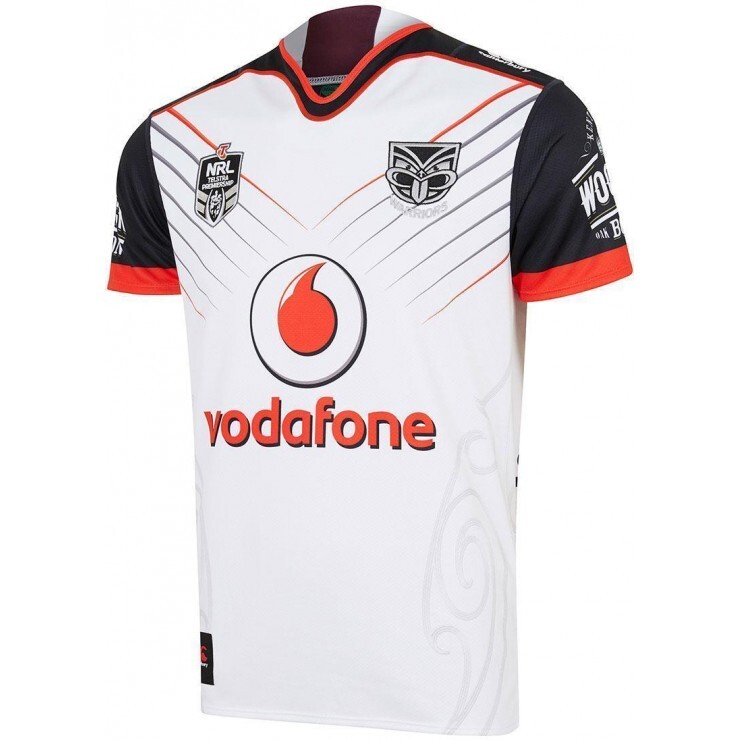 NRL Warriors 2018 Men's Away Rugby Jersey S-3XL