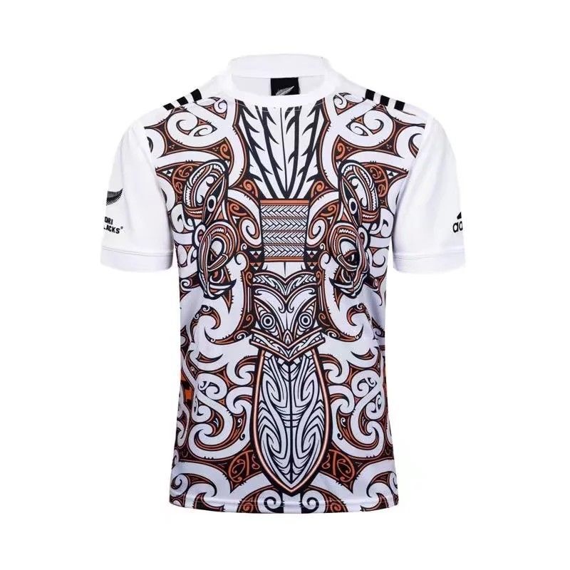 2019 2020 The New Zealand Maori All-Stars Rugby Jersey Suit Maoris Commemorative Rugby Uniform Mens Womens Kids Summer Rugby Shorts for Birthday Gift