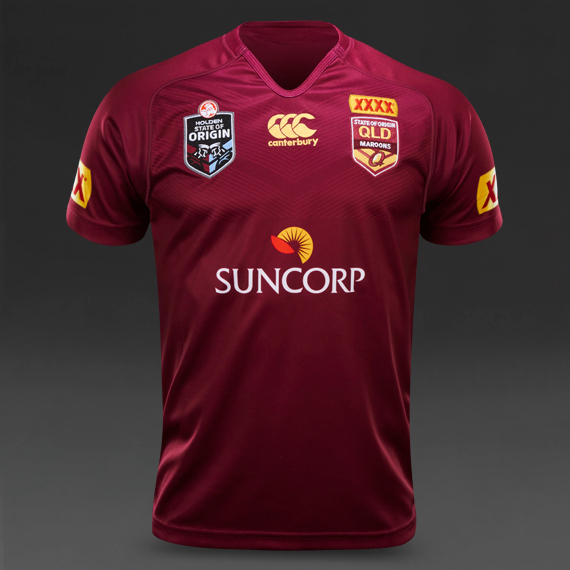 NRL QLD Maroons Men's Home Rugby Jersey Size XL Original