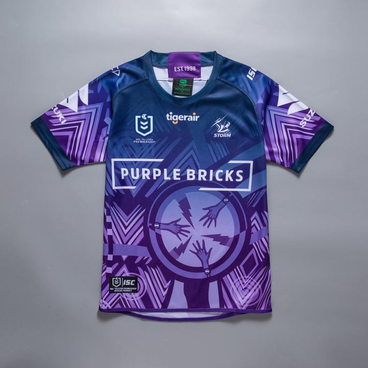 NRL Melbourne Storm 2019 Men's Indigenous Rugby Jersey S-3XL