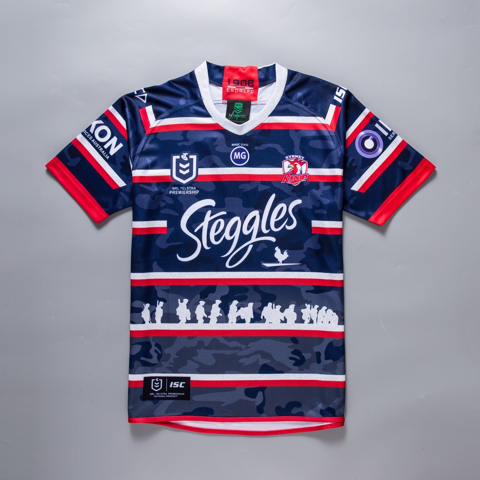 NRL Sydney Roosters 2019 Men's Commemorative Edition Rugby Jersey S-3XL