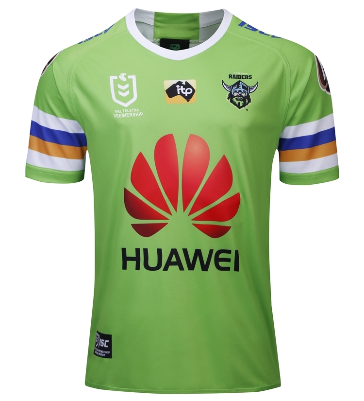 NRL Canberra Raiders 2019 Men's Home Rugby Jersey S-3XL