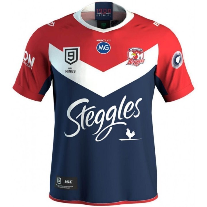 Sydney Roosters 2020 Men's NRL Nines Rugby Jersey S-5XL