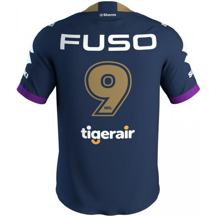 Melbourne Storm FUSO 9# Rugby Jersey S-5XL