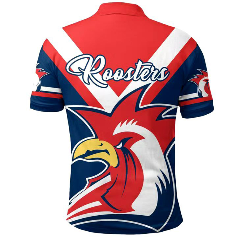 Sydney Roosters 2021 Polo Rugby Jersey S-5XL
