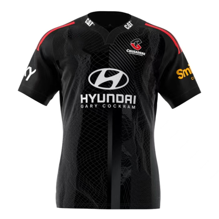 Super 15 Crusaders 2022 Mens Training Rugby Jersey S5XL