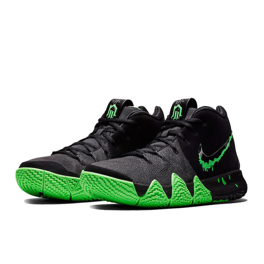 kyrie irving shoes 4 black and green