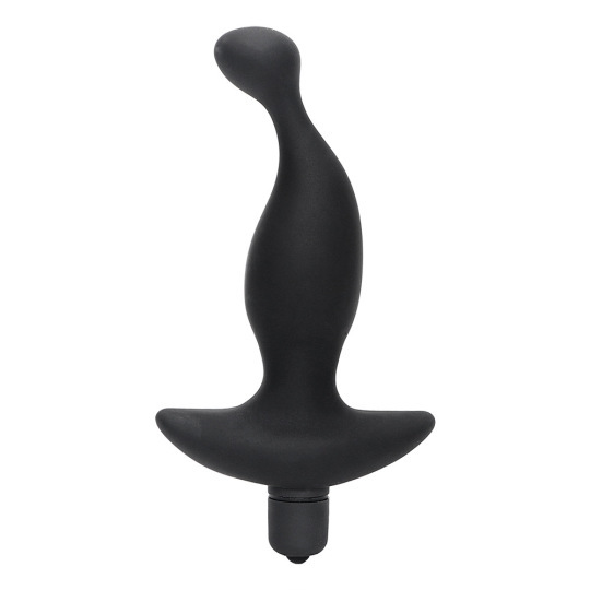 Backdoor Buzzer Silicone Prostate Stimulator Black