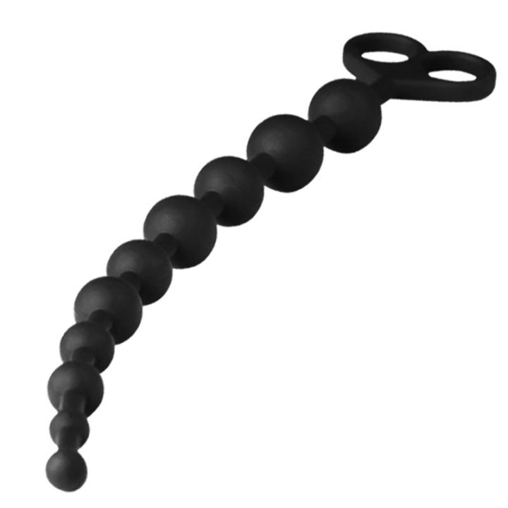 male anal plugs 34cm Silicone Big Small Beads Butt Plug Manual Anal Plug Toy Strapon Dildo  Male Prostate Massager