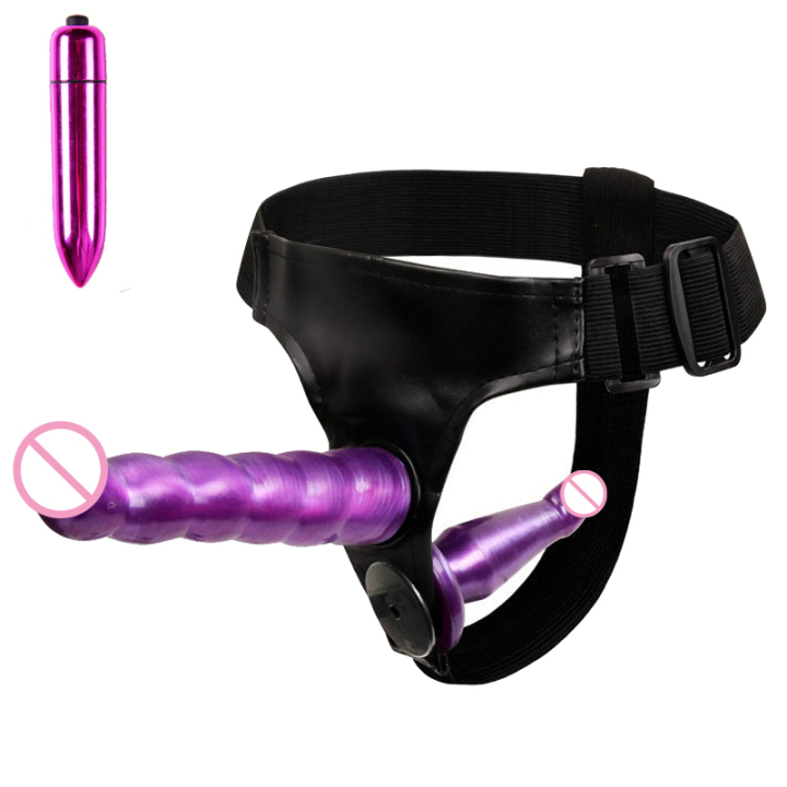 Strapon Double Dildo Sex Toys For Adult Women Ultra Elastic Harness Strap On  Faloimitator Lesbian Couples
