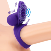 Vibrating Penis Ring for Men Cockring Clitoris Stimulate Vibrator