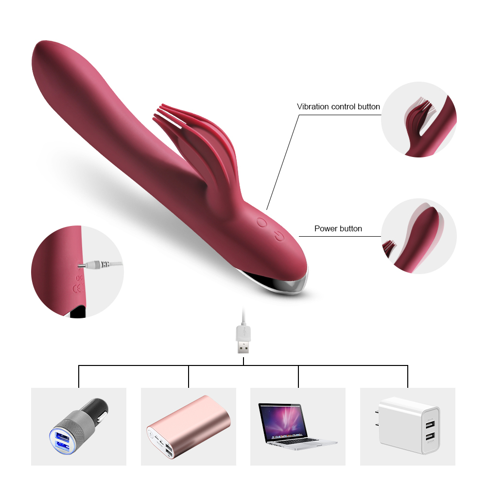 Adam & Eve Powerful 10 Speed Dildo Rabbit Vibrator