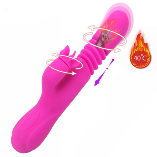 IKOKY Automatic Heating Rotation Thrusting Dildo Vibrator
