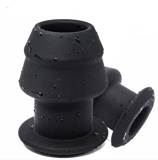 2021 Huge Hollow Anal Plug In Black