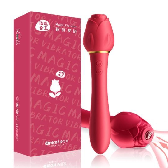 Mizz Zee magic wand rose sucking vibrator