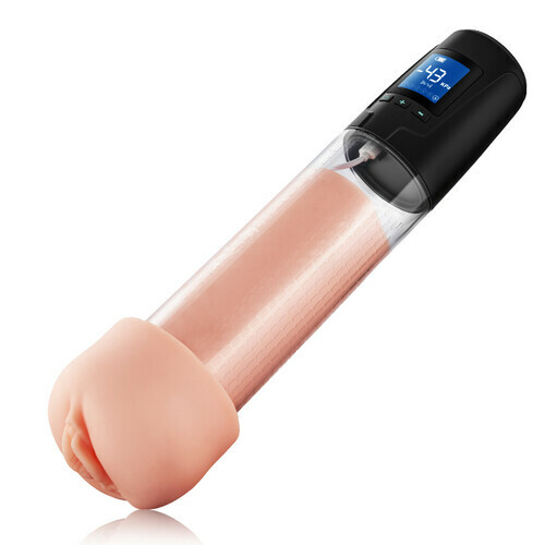 2 in 1 LCD Masturbator Penis Pump 2 in 1 LCD Masturbator Penis Pump