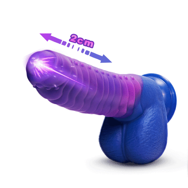 Absalom-Caterpillar 9-Inch Heating 3 Thrusting 5 Vibrating Dildo Absalom-Caterpillar 9-Inch Heating 3 Thrusting 5 Vibrating Dildo