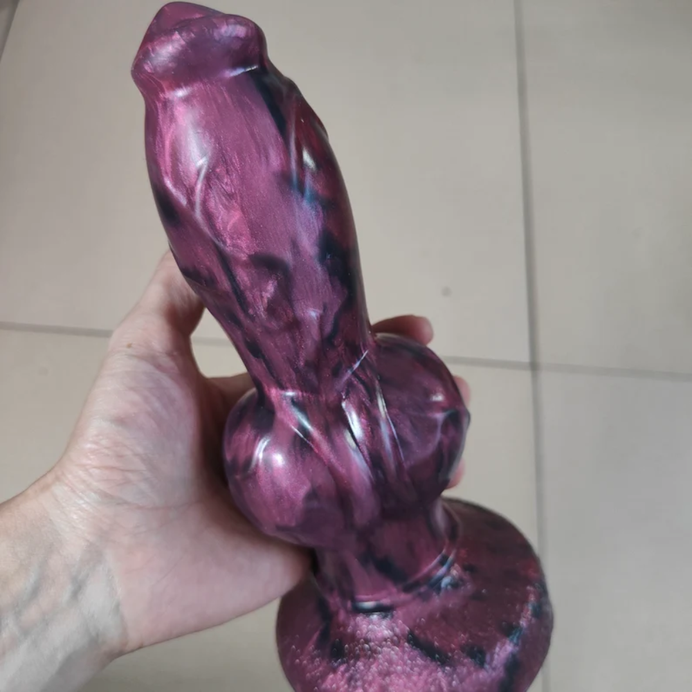 Realistic Big Knot Dildo with Suction Cup