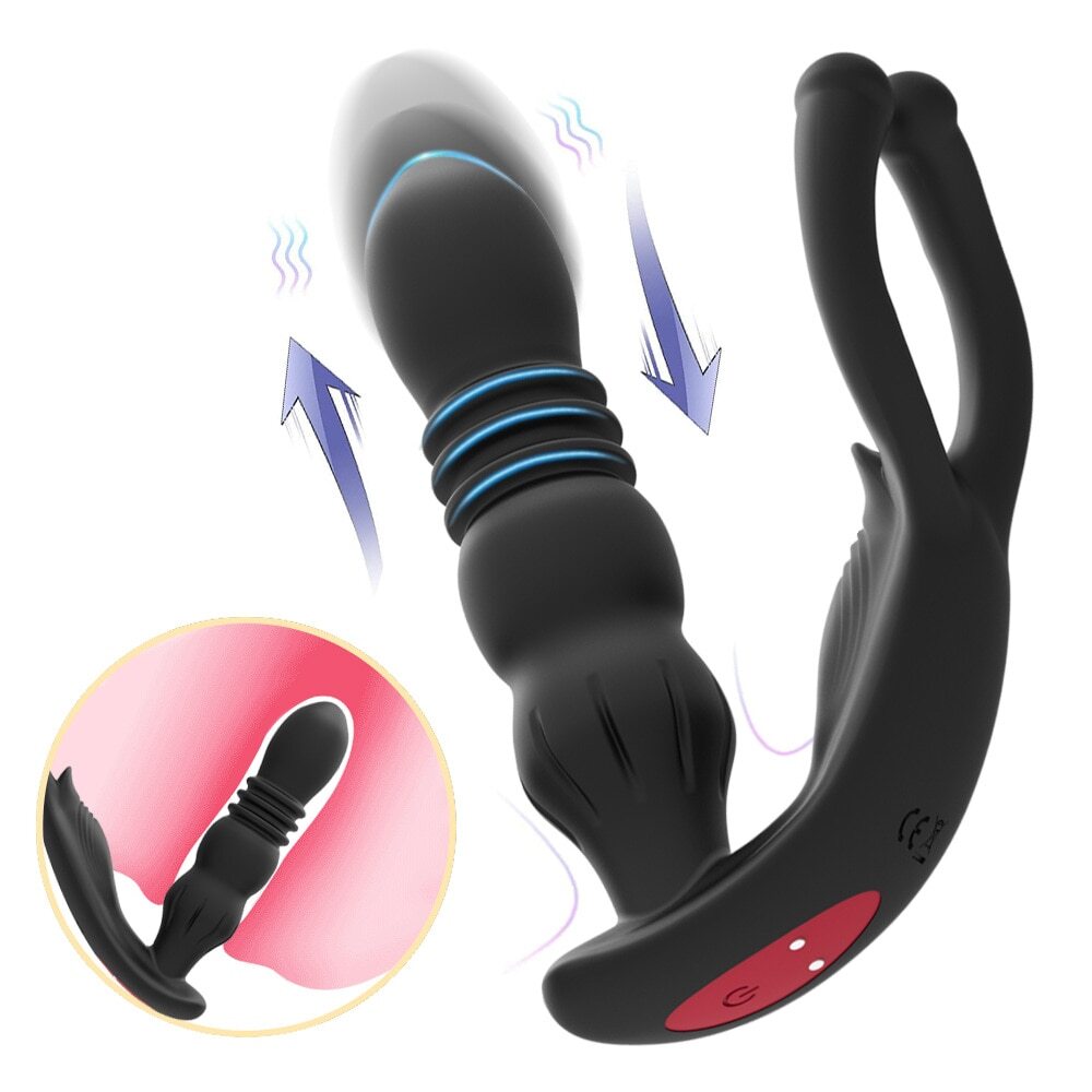 Champ rechargeable remote control thrusting prostate