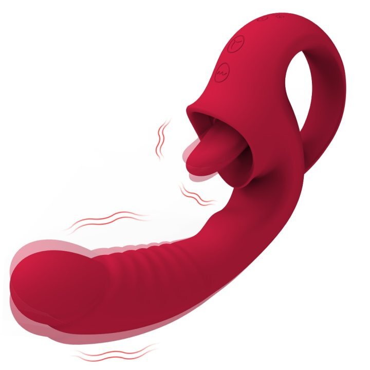 10 Speeds Vibrating dildo with Sucking vibrator 10 Speeds Vibrating dildo with Sucking vibrator