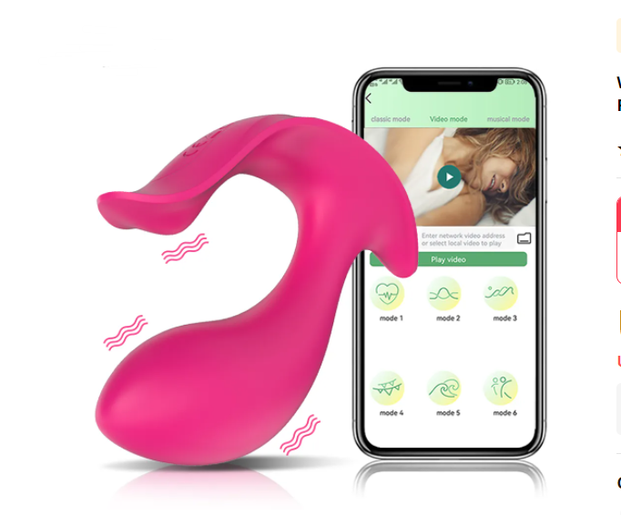 APP Bluetooth Silicone Wearable Vibrator