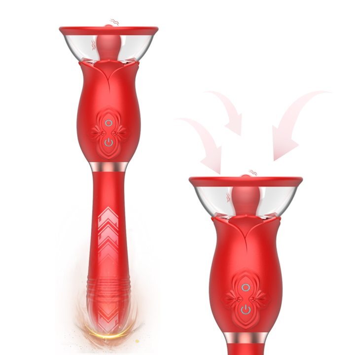 3 In1 Upgrade Rose Powerful Vibration Stimulator