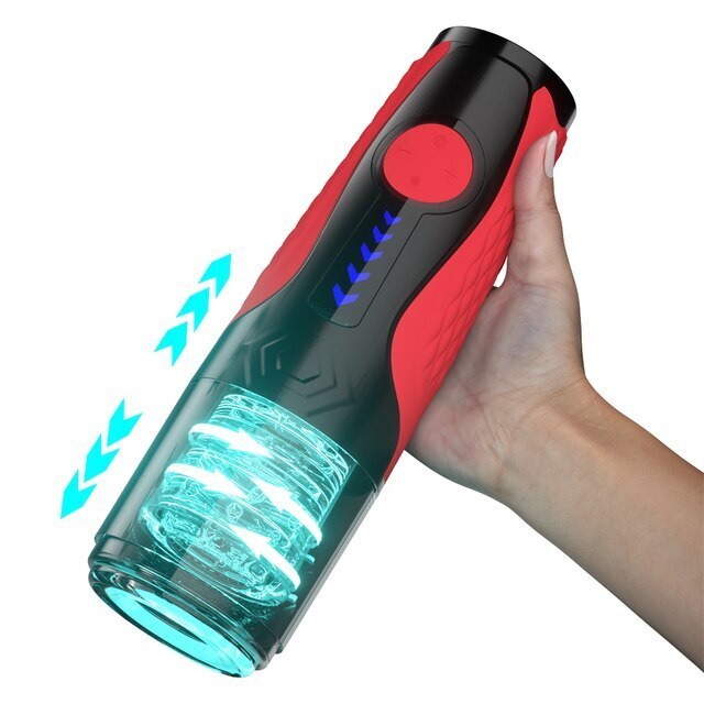 Automatic Piston Powerful Rotation Telescopic Masturbator