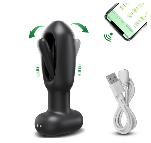 App Wireless Remote Tapping Vibrating Butt Plug
