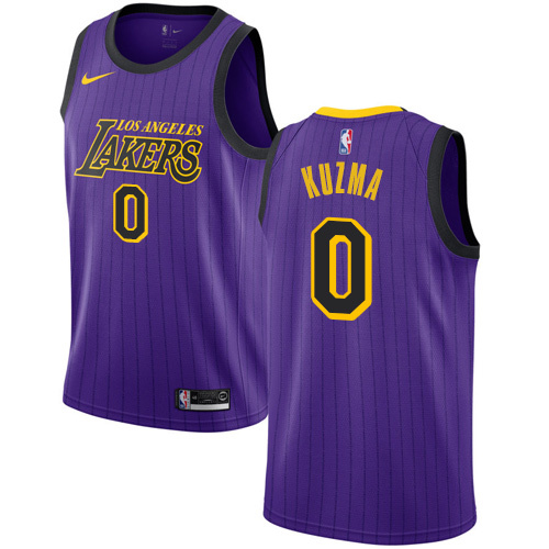 Nike Los Angeles Lakers #0 Kyle Kuzma 