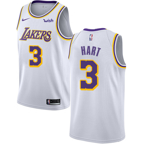 Los Angeles Lakers #3 Josh Hart White 