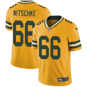 Nike Green Bay Packers 66 Ray Nitschke Yellow Men S Stitched Nfl Limited Rush Jersey