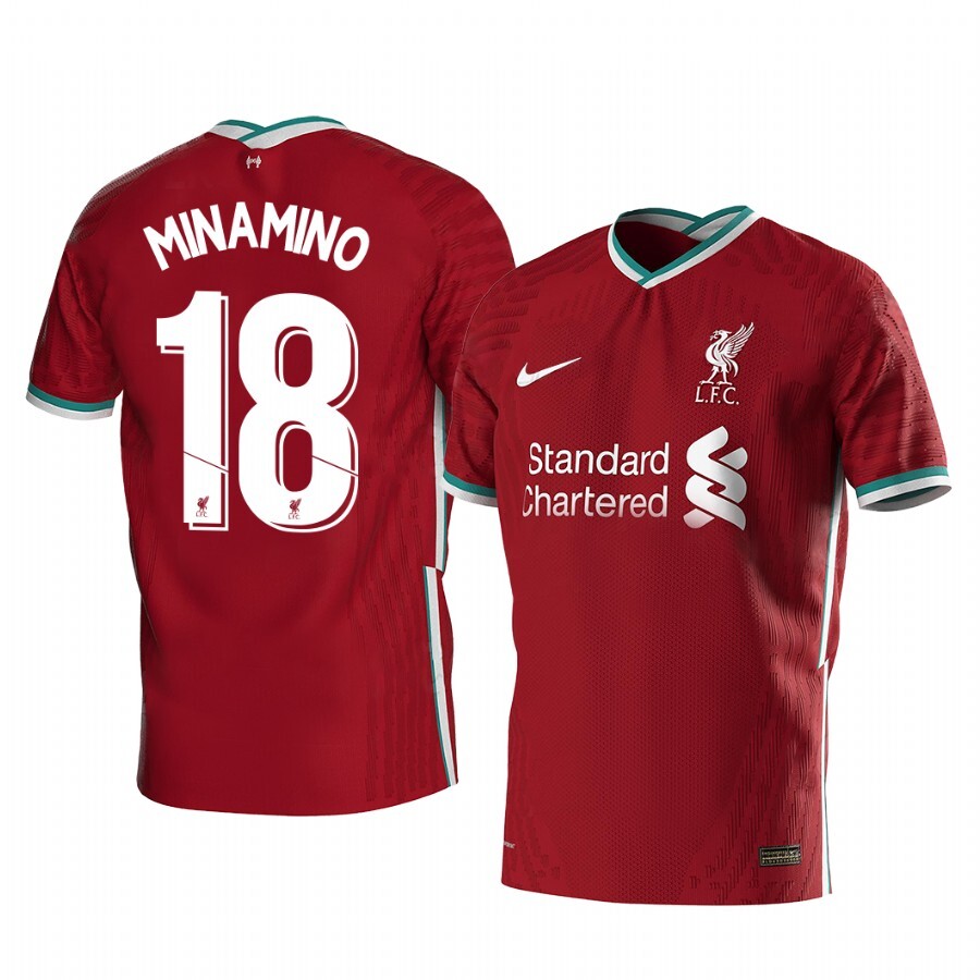 Liverpool minamino jersey clearance