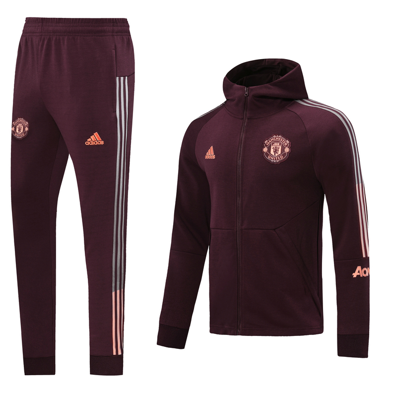 manchester united maroon hoodie