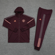 Maroon manchester united hoodie clearance