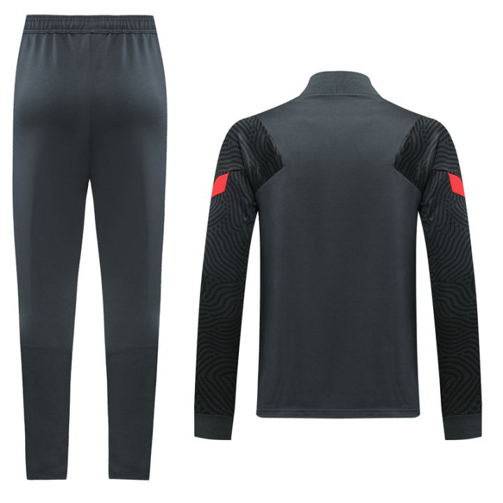 Liverpool Dark Grey Dri-Fit Strike Track Training Kit(Jacket+Pants)