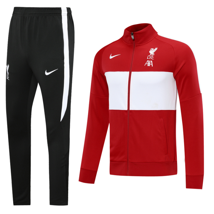 Liverpool I96 Anthem Red Track Training Kit(Jacket+Pants)