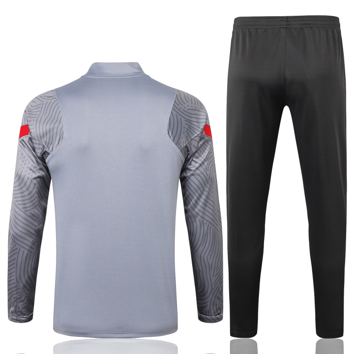 Liverpool Gray Dri-Fit Strike Track Training Kit(Jacket+Pants)