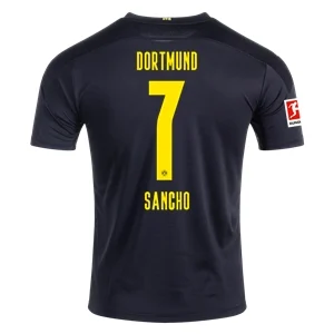 Men's PUMA Jadon Sancho Borussia Dortmund Away Jersey 20-21