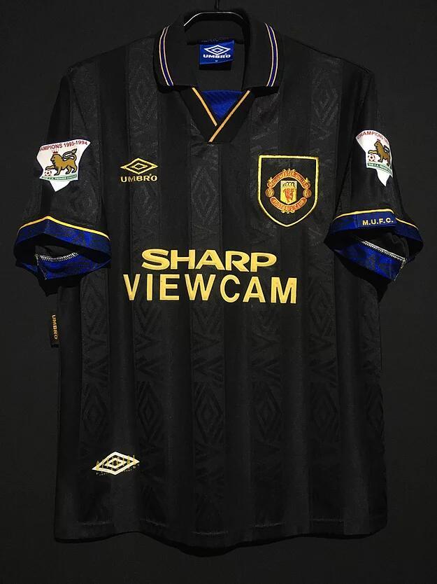 1994/95】 / Manchester United / Away+Premier League Patches