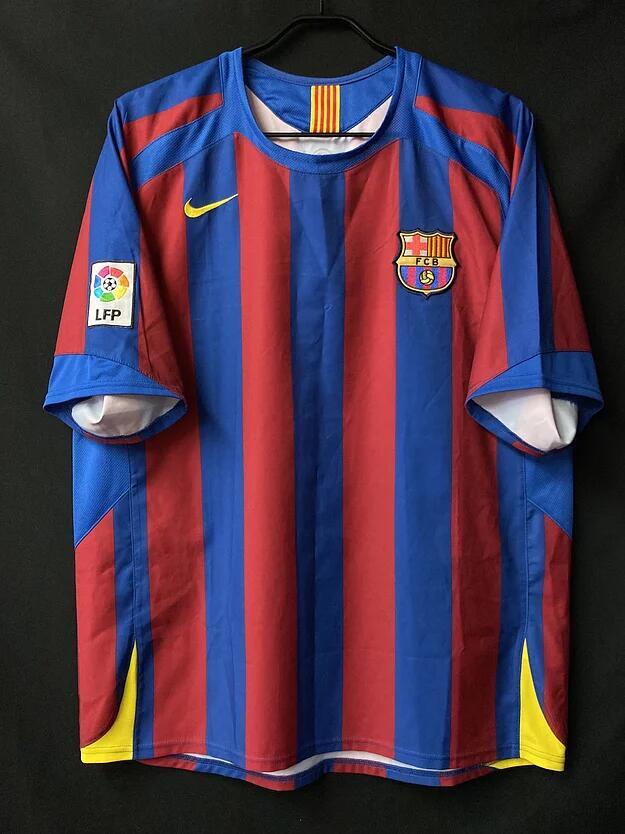 2005/06】 / FC Barcelona / Home / No.7 LARSSON