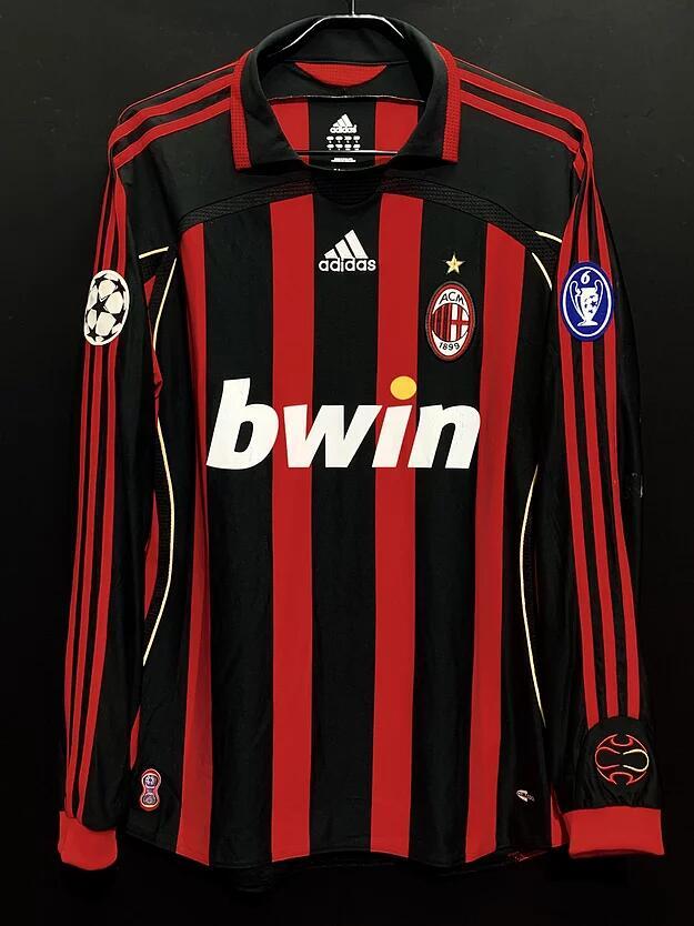 AC Milan 06/07 Classic Retro Home Shirt - Kaka/ Nesta/ Pirlo – TheKitCouture
