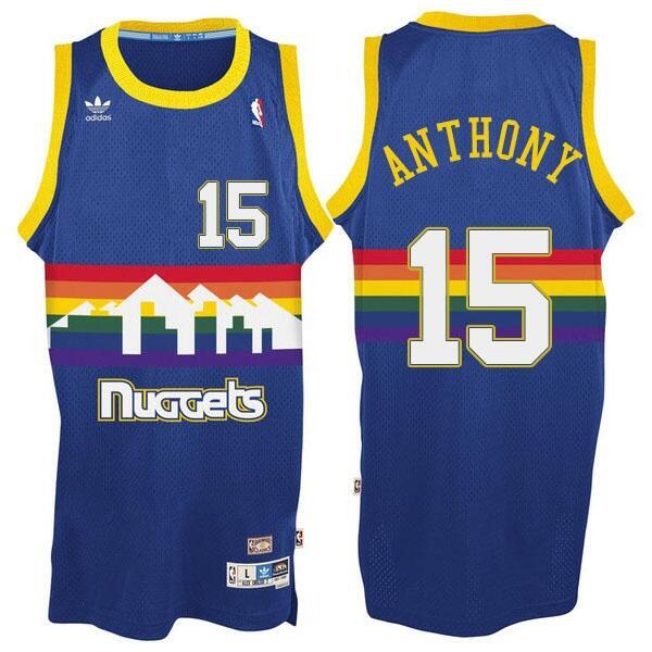 Mitchell & Ness Denver Nuggets Carmelo Anthony 2003-04 NBA Swingman  Basketball Jersey