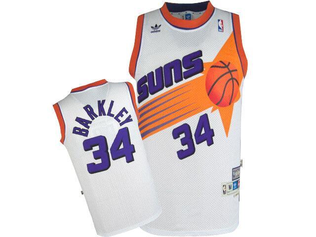 Men's Phoenix Suns BARKLEY Mitchell & Ness White Big & Tall