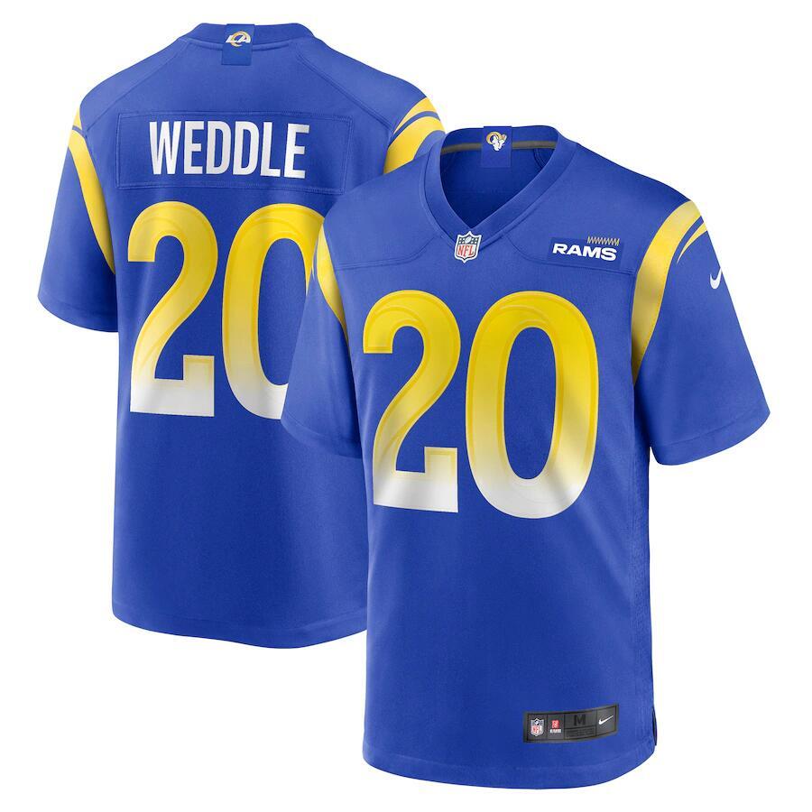 Los Angeles Rams Eric Weddle Gold Color Rush Game Jersey - Bluefink