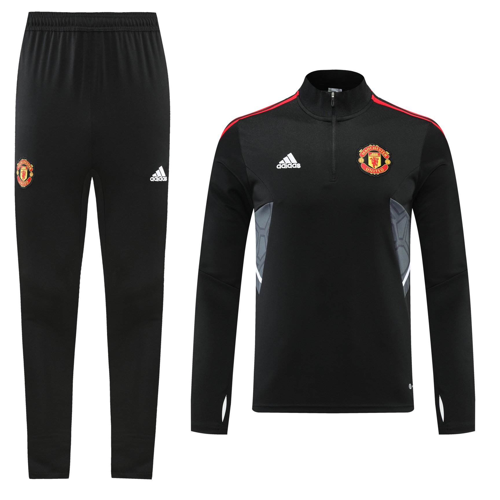 Manchester United Training Kit (Top+Pants) 2022/23 Black