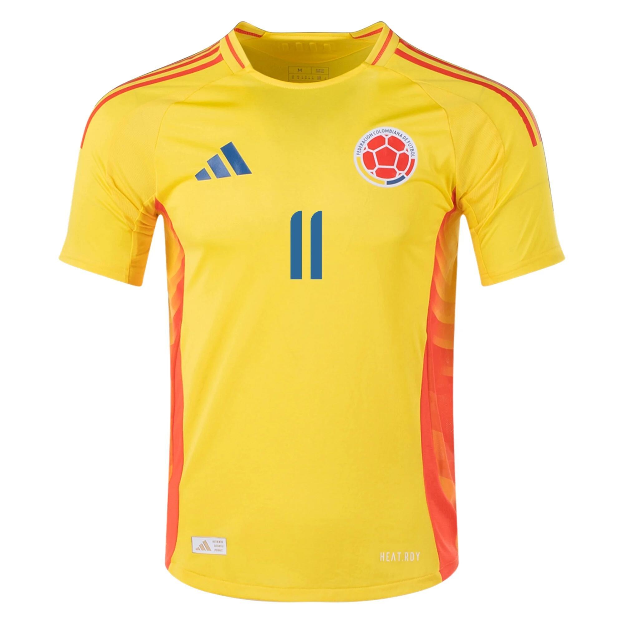 Men s Authentic Cuadrado Colombia Home Jersey 2024