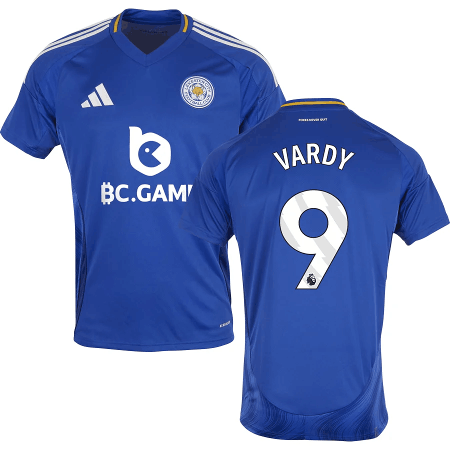 Leicester city vardy jersey deals