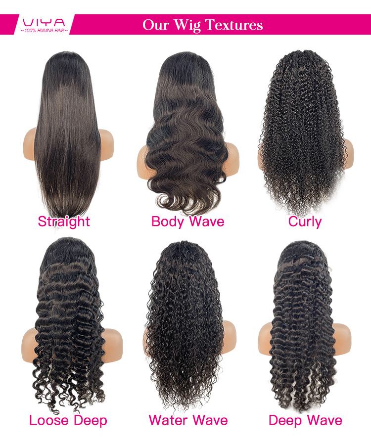 VIYA French curl 13x4 Front Lace 180% Wig 100%  Human Hair For American Women VIYA 180% Straight 13x4 Full Frontal Lace Frontal Wig  For American Women 18in-30inch In Stock viya hair front wig,lace front wig,Best straight front wig,hair wig for women