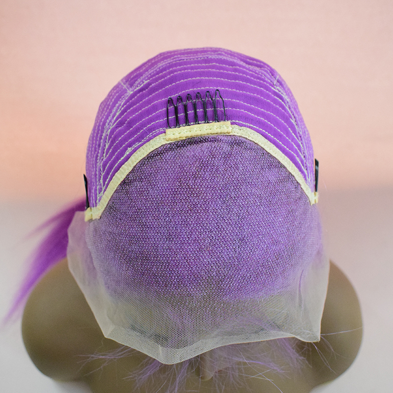 VIYA Top Quality Light Purple Glueless Wig Straight Frontal Lace Wig Summer Color Hair Wig For Women VIYA Light Purple Color Straight Frontal Lace Wig Summer Color For Women With Human Hair VIYA 100% humna hair,hair wig for women,blonde color wig,Color hair wig,Light purple wig